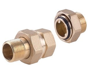 PHA300-strengthened-brass-straight union-o-ring-FM
